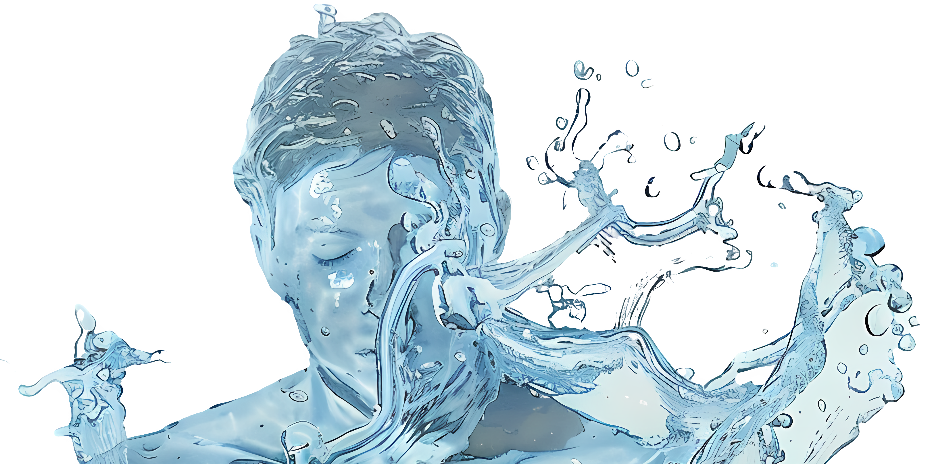 Water Man Head
